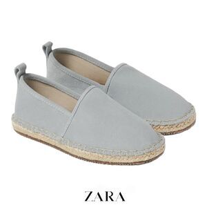 ZARA Kids | Blue | LEATHER ESPADRILLES